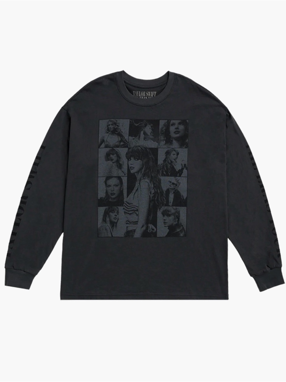 TAYLOR SWIFT- The Eras Tour Long Sleeve Black Size L